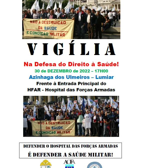 V I G Í L I A – Na Defesa do Direito à Saúde!