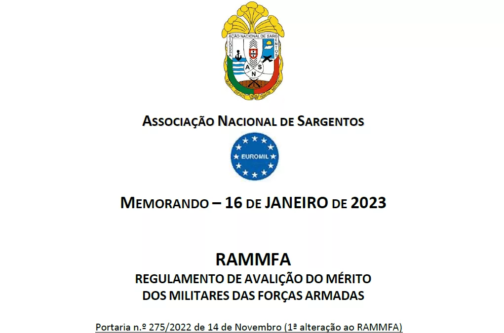MEMORANDO – 16 DE JANEIRO DE 2023